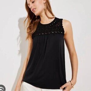 LOFT Crochet Tank Top